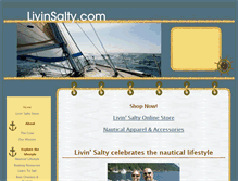 Tablet Screenshot of livinsalty.com